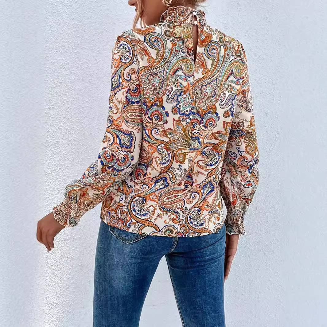 Women's Fashion Printed Cool Long Sleeve Top